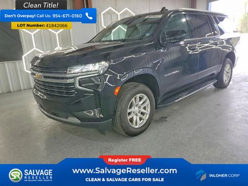 Used 2022 Chevrolet Suburban LT RWD image 1