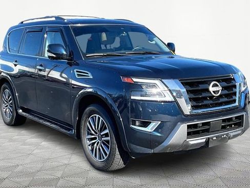Used 2023 Nissan Armada SL w/ Captain's Chairs Package image 1