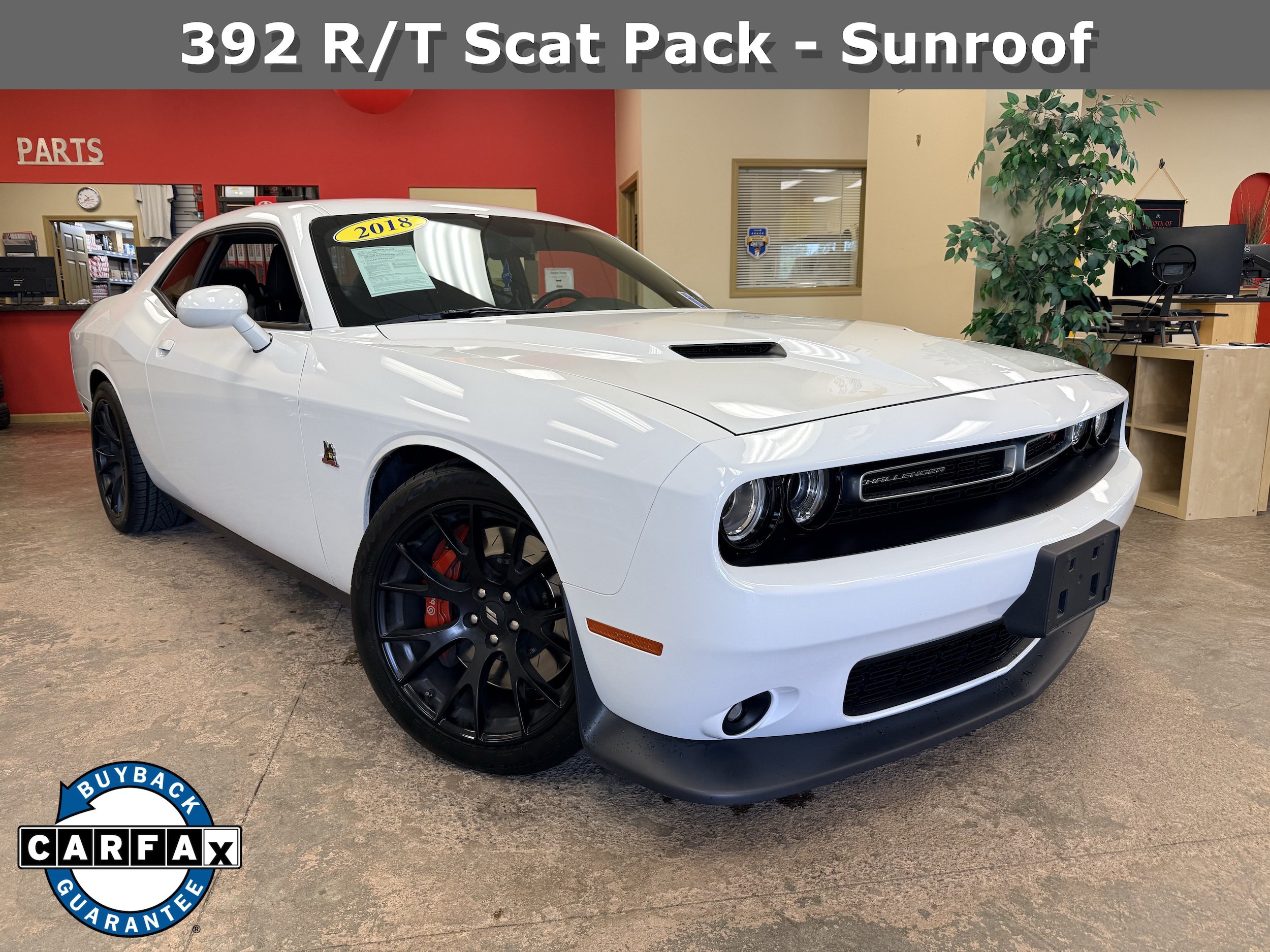 Used 2018 Dodge Challenger R/T Scat Pack w/ Dynamics Package RWD image 1