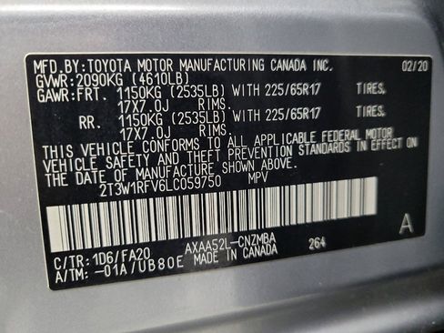Used 2020 Toyota RAV4 XLE image 33