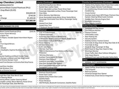 Used 2020 Jeep Cherokee Limited image 6