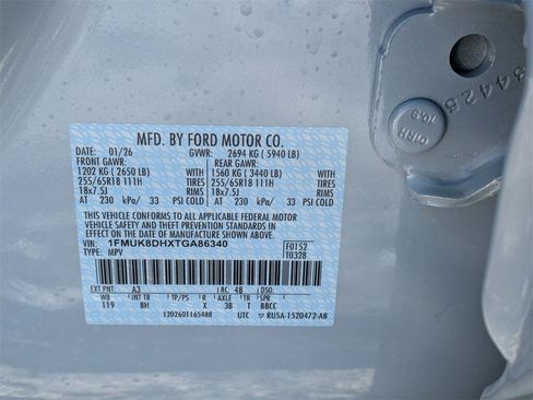 New 2026 Ford Explorer Active image 25