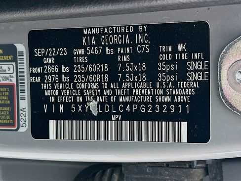 Used 2023 Kia Sorento S w/ Panoramic Sunroof Package AWD/4WD image 33
