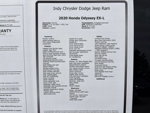 Used 2020 Honda Odyssey EX-L image 34
