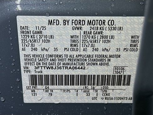 New 2026 Ford Maverick XLT w/ Equipment Group 301A image 17