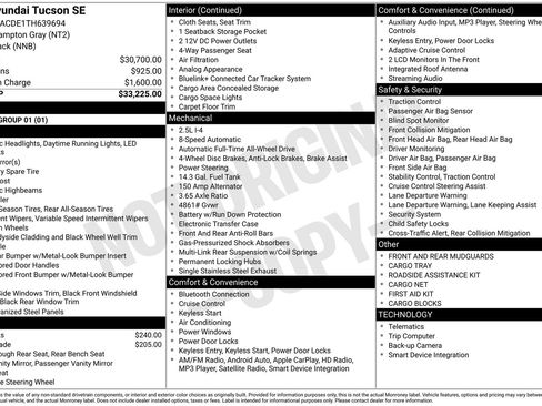 New 2026 Hyundai Tucson SE image 27