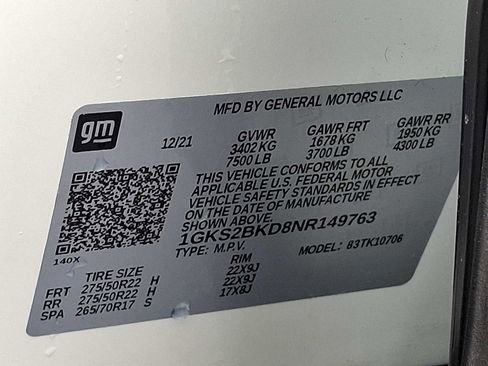 Used 2022 GMC Yukon SLT w/ SLT Premium Package image 26