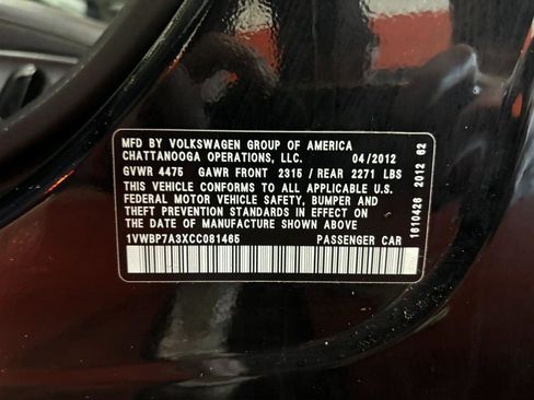 Used 2012 Volkswagen Passat 2.5 SE image 39