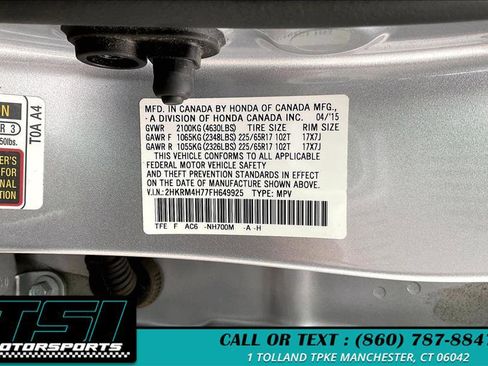 Used 2015 Honda CR-V EX-L image 3