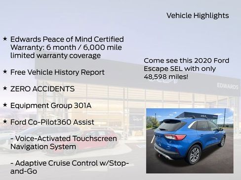 Used 2020 Ford Escape SEL AWD/4WD image 11