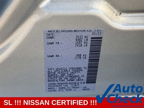 Used 2023 Nissan Altima 2.5 SL AWD/4WD image 24