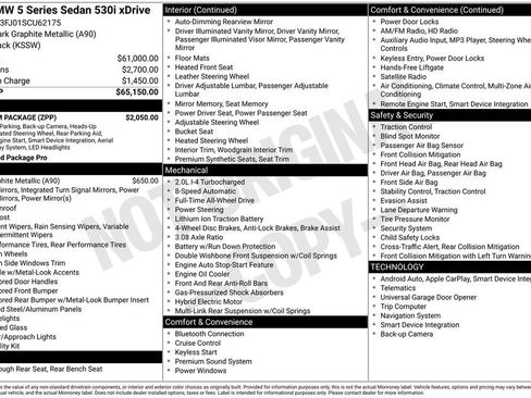 Used 2025 BMW 530i xDrive w/ Premium Package image 4