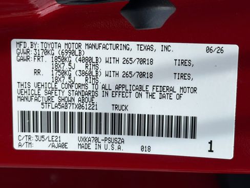 New 2026 Toyota Tundra SR5 RWD image 36