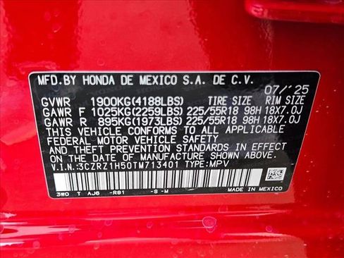 New 2026 Honda HR-V Sport image 17