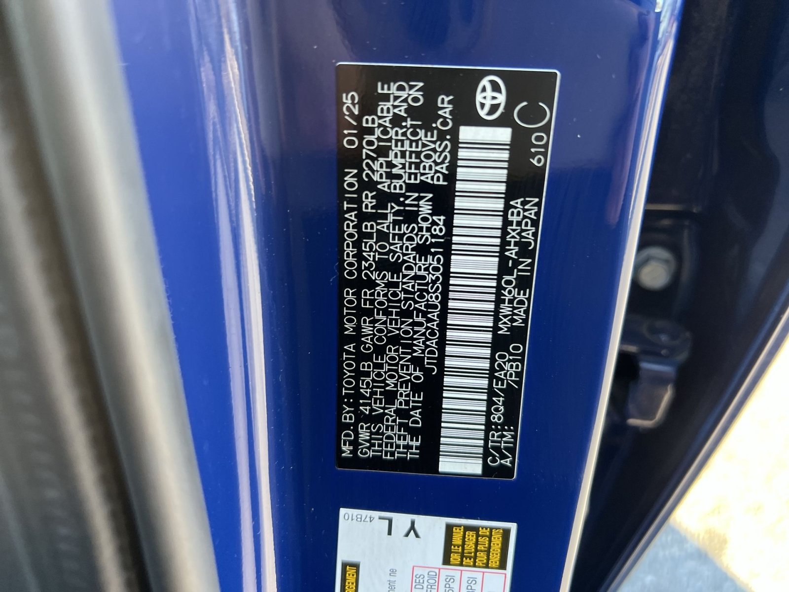 Used 2025 Toyota Prius Limited FWD image 28