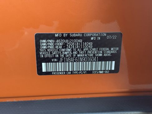 Used 2022 Subaru WRX Premium w/ Popular Package #2 image 24