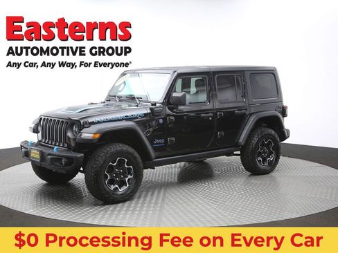 Used 2023 Jeep Wrangler Unlimited Rubicon 4xe w/ Steel Bumper Group AWD/4WD image 60