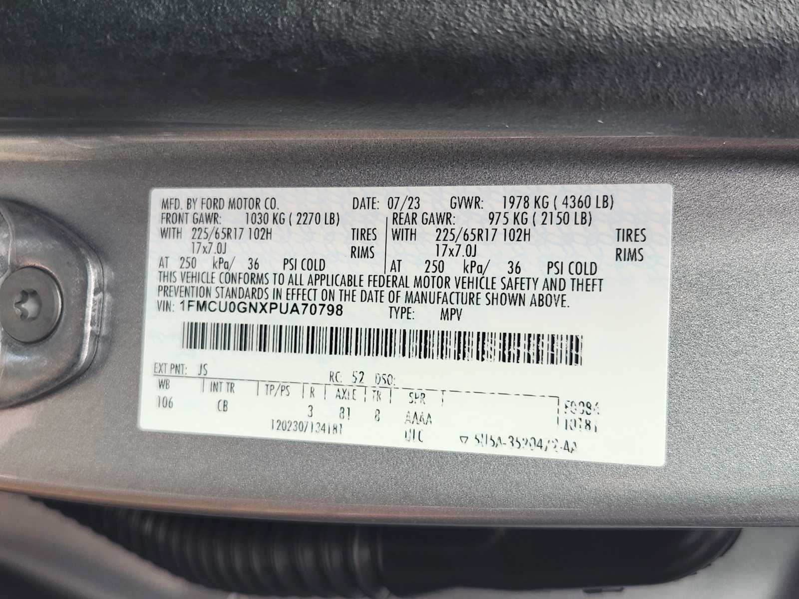 Used 2023 Ford Escape Active FWD image 32
