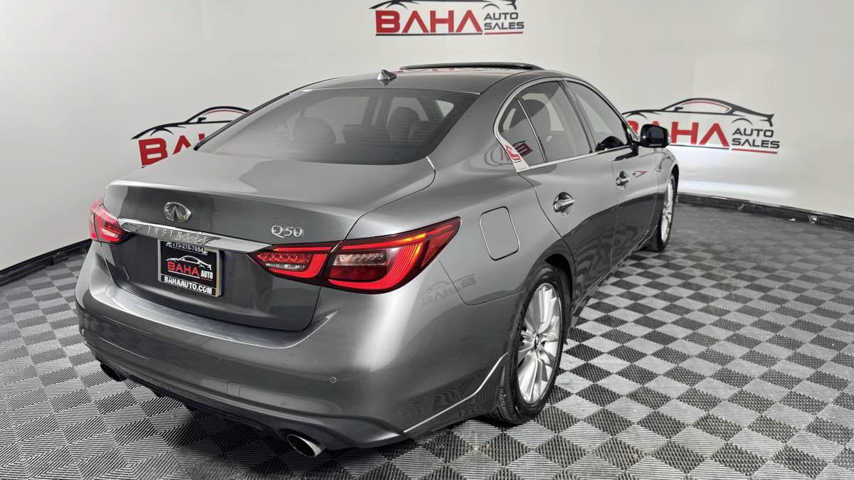 Used 2021 INFINITI Q50 Luxe w/ Seat & Sound Package RWD image 8