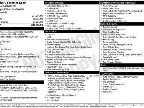 Used 2023 Subaru Forester Sport image 37