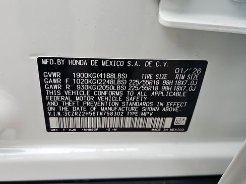 New 2026 Honda HR-V Sport image 10