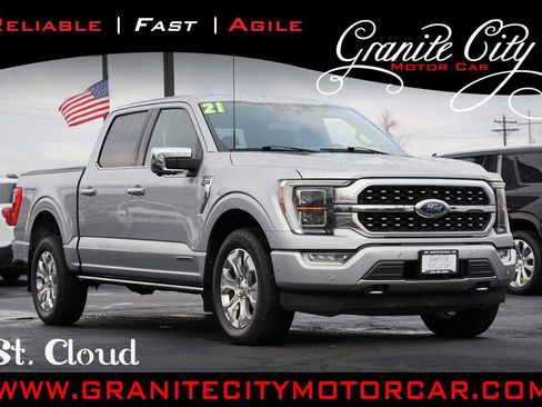 Used 2021 Ford F150 Platinum w/ Equipment Group 701A High image 1