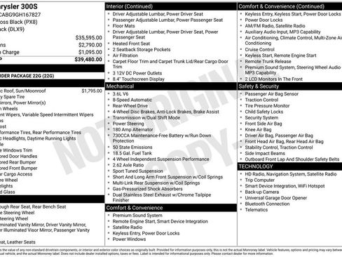 Used 2016 Chrysler 300 S RWD image 15
