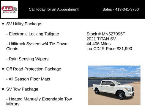 Used 2021 Nissan Titan SV w/ SV Convenience Package AWD/4WD image 11