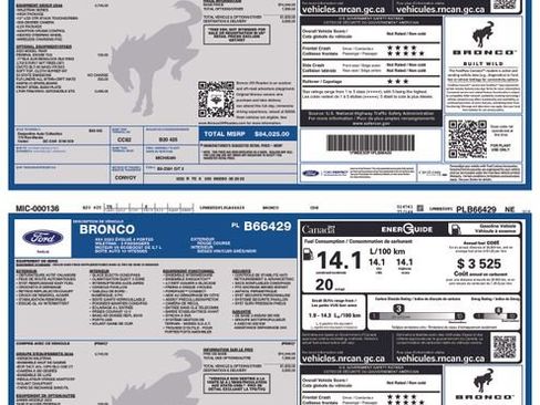 Certified 2023 Ford Bronco Wildtrak AWD/4WD image 37