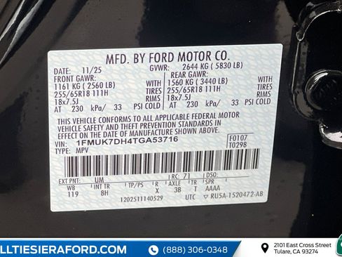 New 2026 Ford Explorer Active RWD image 28