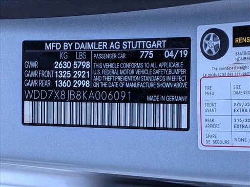 Used 2019 Mercedes-Benz AMG GT 63 image 23