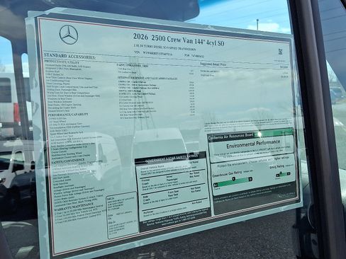 New 2026 Mercedes-Benz Sprinter 2500 image 24