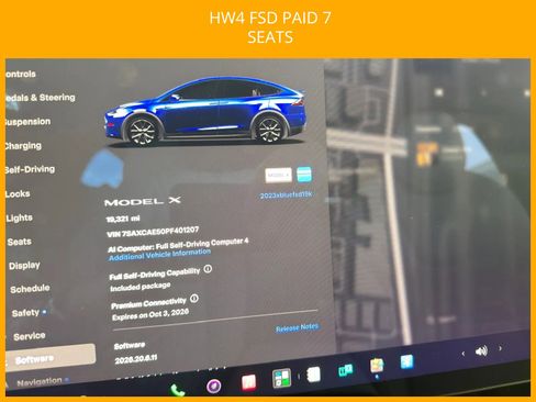 Used 2023 Tesla Model X AWD/4WD image 2