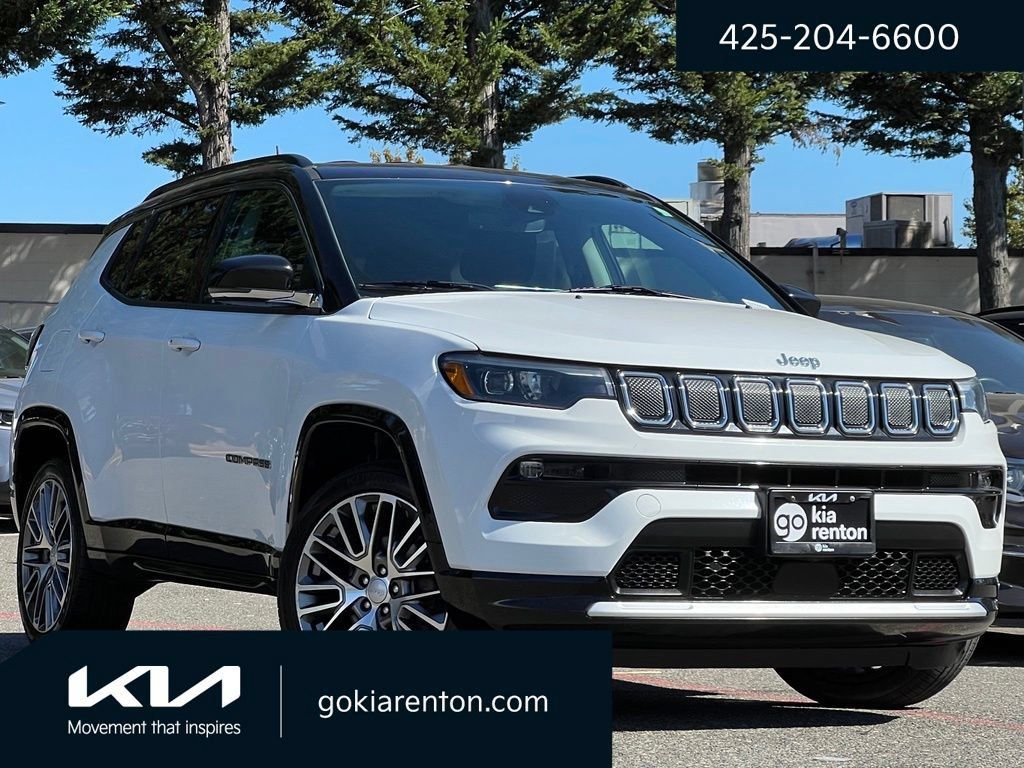 Used 2022 Jeep Compass Limited w/ Elite Group AWD/4WD image 1
