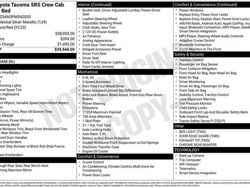 Used 2023 Toyota Tacoma SR5 image 34