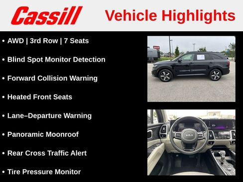 Used 2022 Kia Sorento S w/ Panoramic Sunroof Package FWD image 7