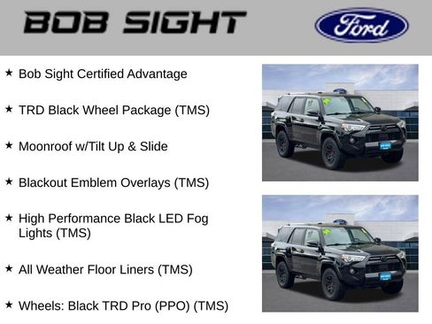Used 2024 Toyota 4Runner SR5 Premium w/ TRD Black Wheel Package (TMS) AWD/4WD image 3