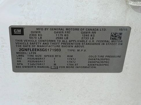 Used 2016 Chevrolet Equinox LS AWD/4WD image 22