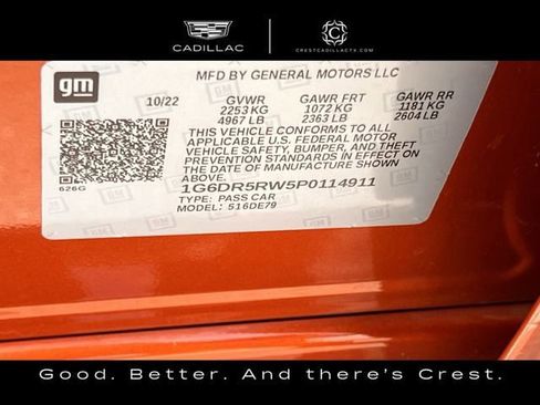 Certified 2023 Cadillac CT5 V w/ Platinum Package RWD image 34