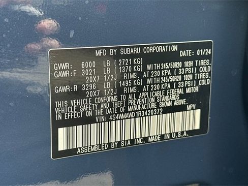 Used 2024 Subaru Ascent Touring w/ Popular Package #2 image 38