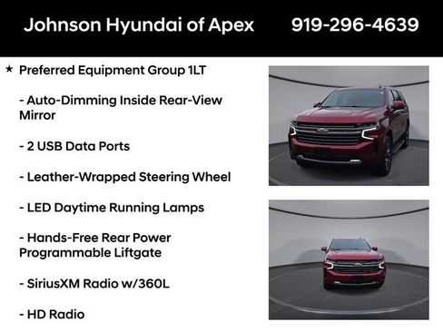 Used 2021 Chevrolet Tahoe LT w/ LT Signature Package image 12