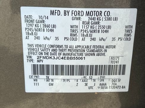 Used 2014 Ford Edge SEL w/ Equipment Group 205A image 33