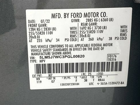 Used 2023 Lincoln Aviator Reserve w/ Elements Package Plus RWD image 35