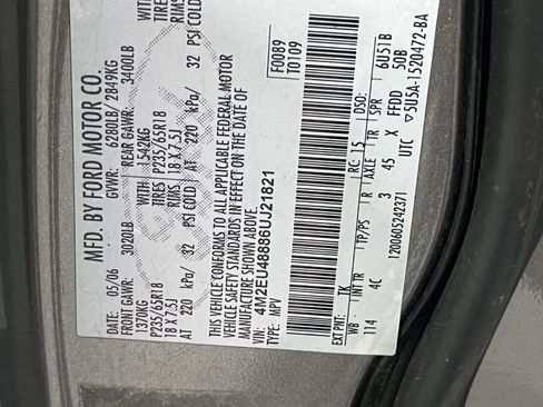 Used 2006 Mercury Mountaineer Premier image 9