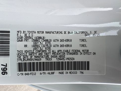 New 2025 Toyota Tacoma TRD Sport image 34