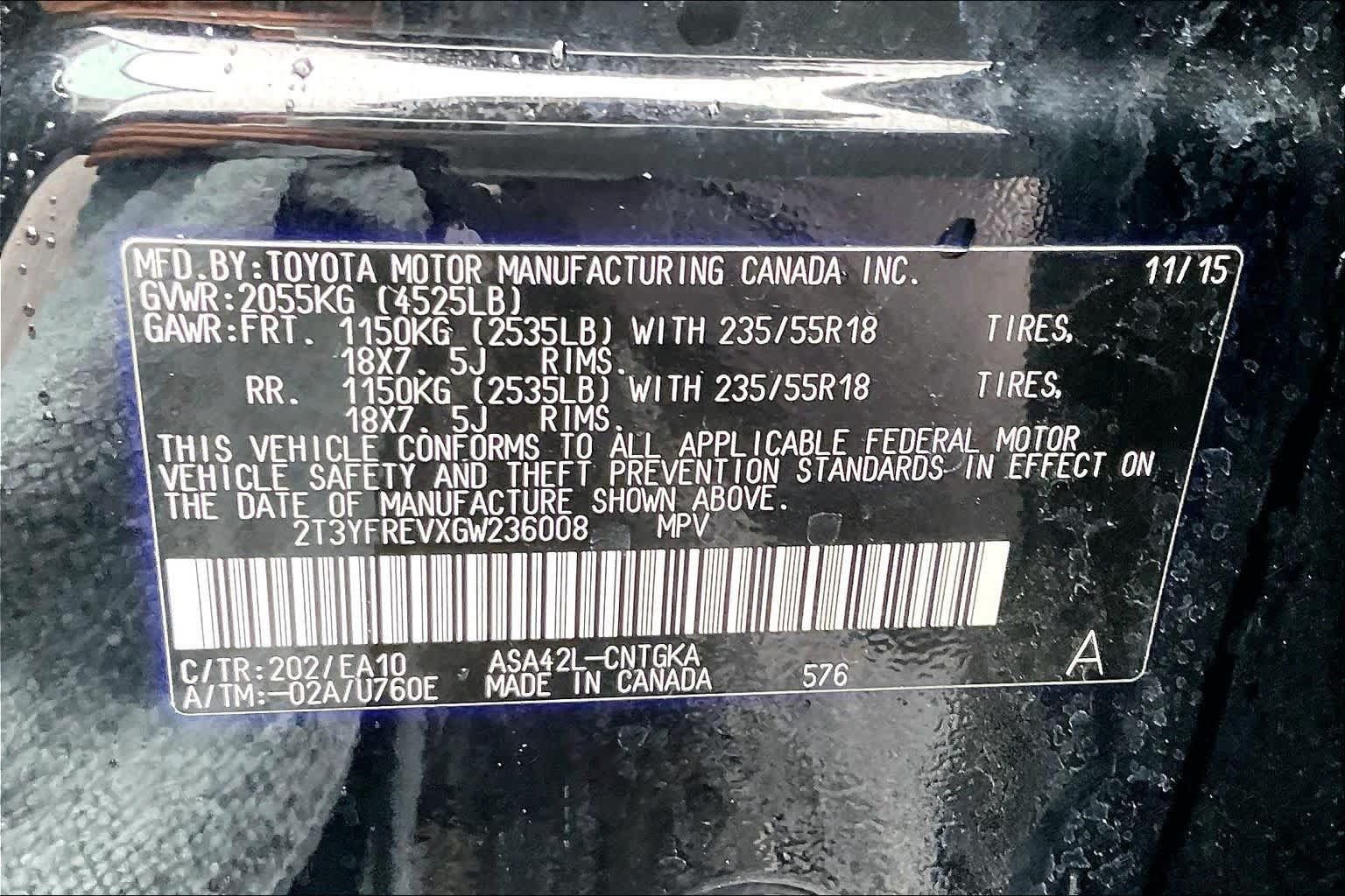 Used 2016 Toyota RAV4 Limited FWD image 37