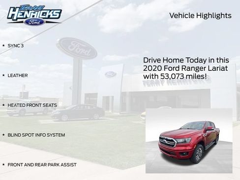 Used 2020 Ford Ranger Lariat AWD/4WD image 4