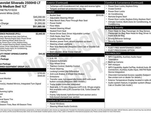 Used 2020 Chevrolet Silverado 2500 LT w/ Convenience Package AWD/4WD image 53