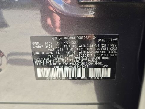 Certified 2025 Subaru Ascent Bronze Edition AWD/4WD image 31