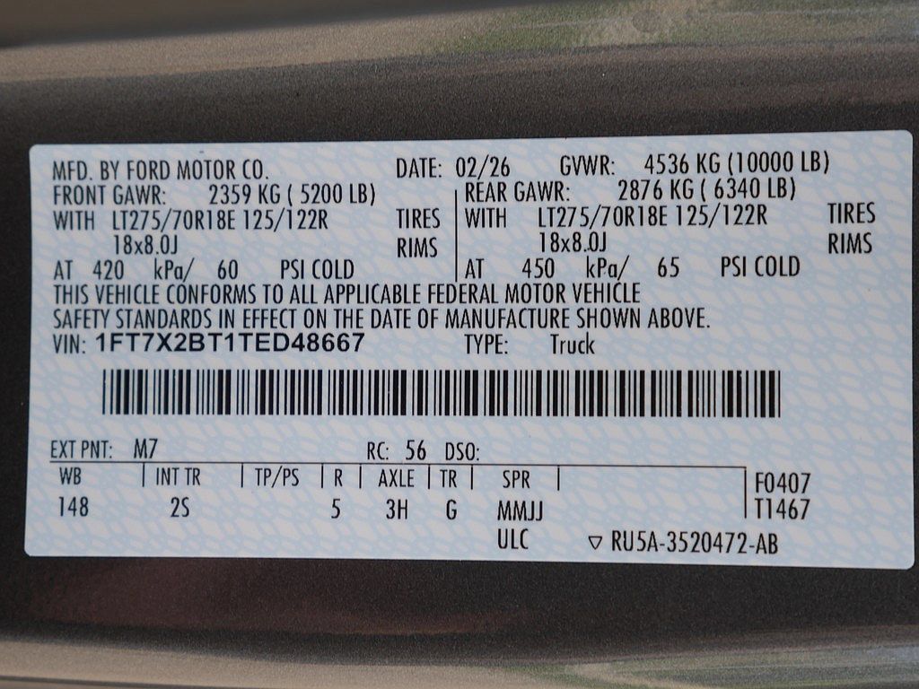 New 2026 Ford F250 XLT AWD/4WD image 44